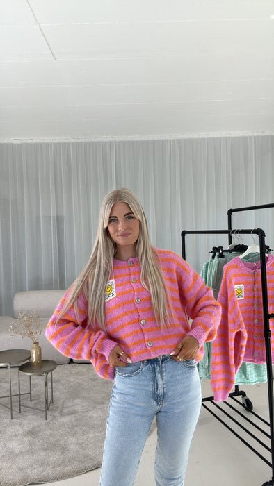 Cardigan Smily Pink/Orrange