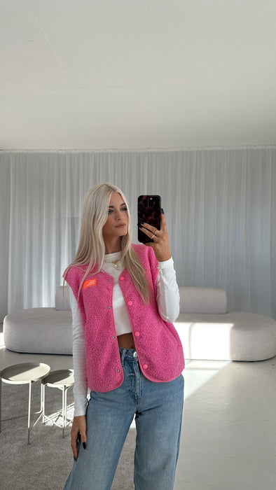 Teddy Weste Light Pink Lara