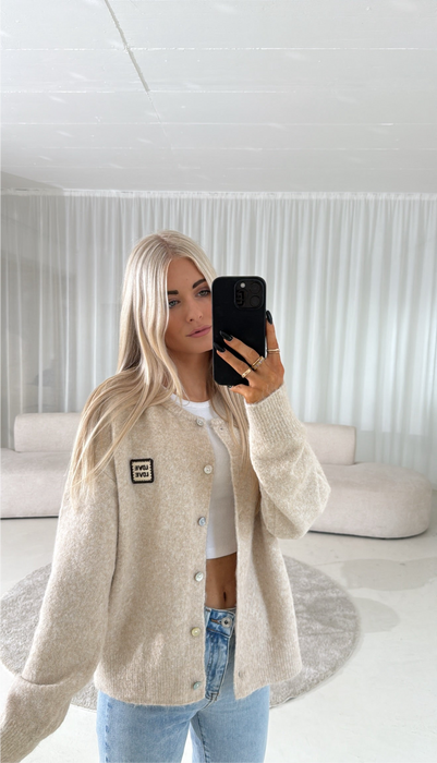 Cardigan Love Beige