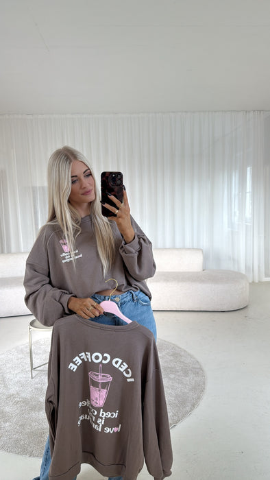 Sweater Ice Coffee Braun