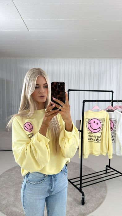 Sweater Smily Gelb