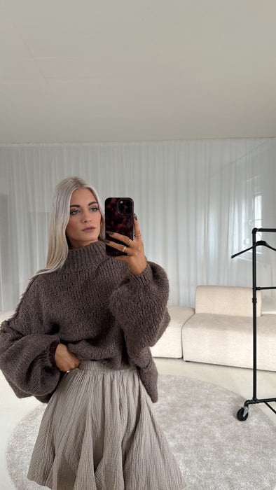 Cozy Pullover Lisa Choclate