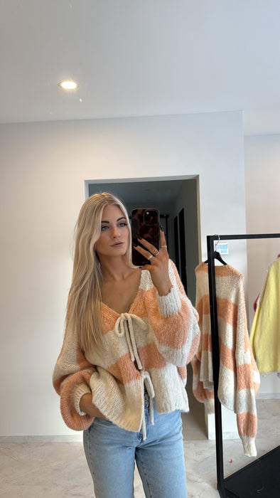 Cardigan Peach/ Beige