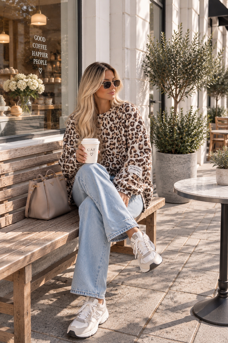 Sweater Leo Beige /Camel/Hell