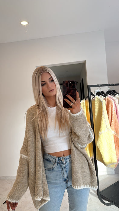 Cardigan Amelia Beige