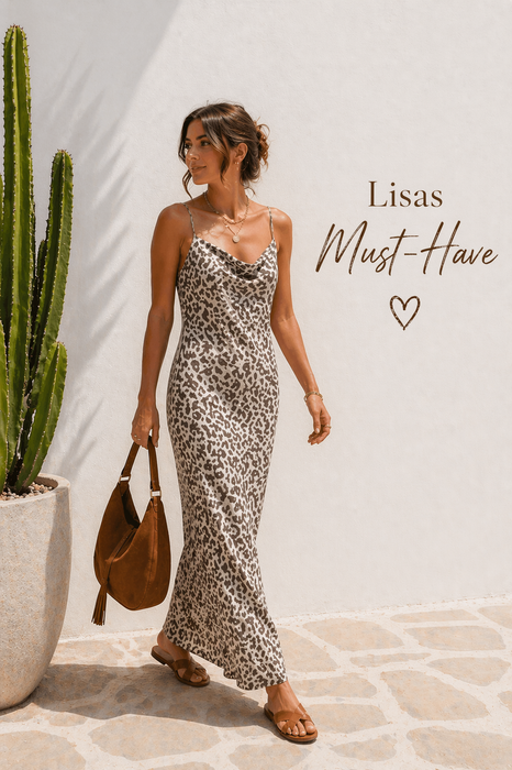 Leo Mesh Kleid Hell