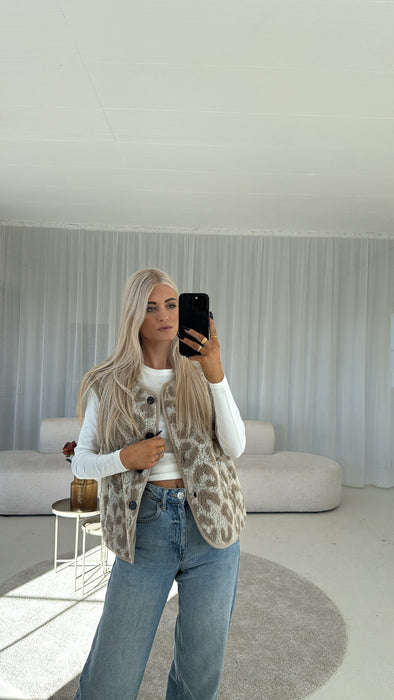 Weste Leo Helly Beige/Taupe