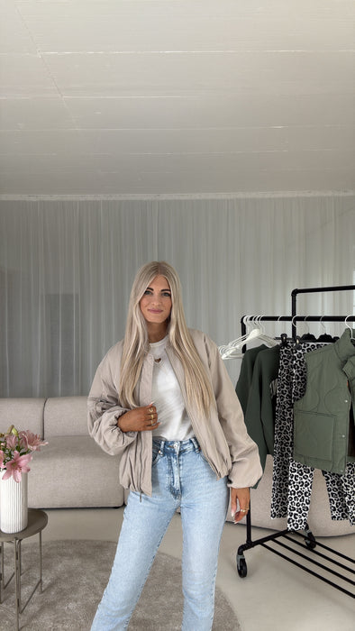 Steppjacke Beige