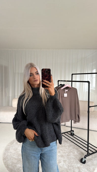 Cozy Pullover Lisa Dark-Grey