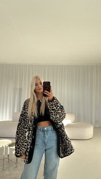 Teddyjacke Leo Black