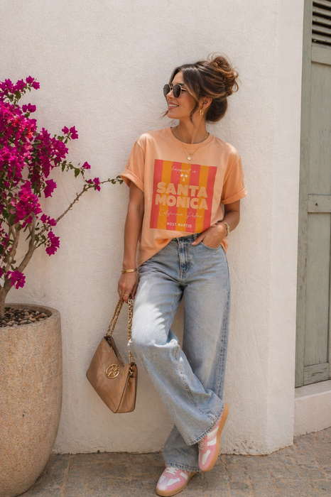 T-Shirt Santa Monica Peach