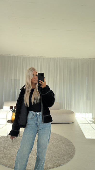 Teddypiloten Jacke Black