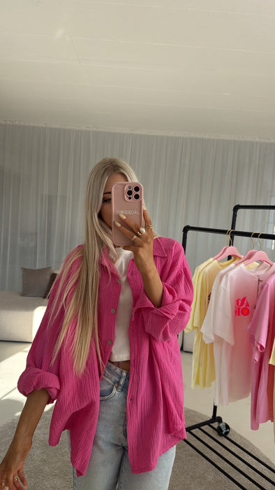 Musselinbluse Pink🩷