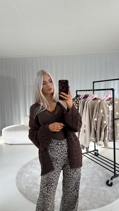 Cardigan Dark Choclate