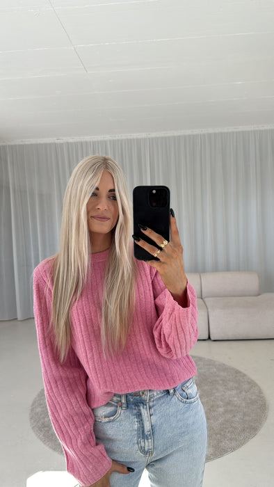 Weicher Pullover Pink