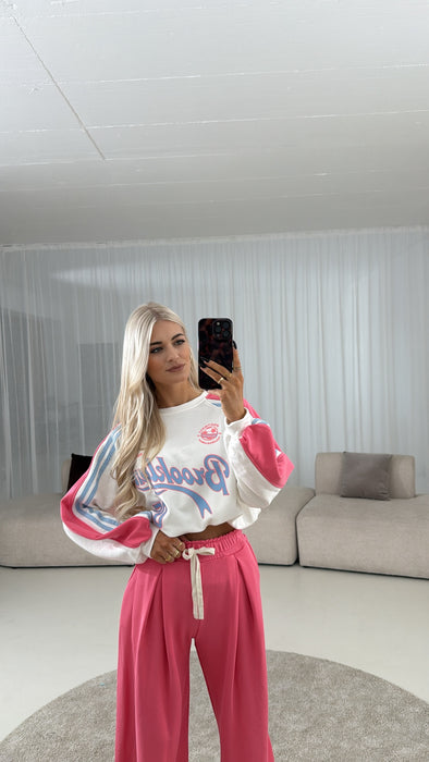Sweater Lachs/White