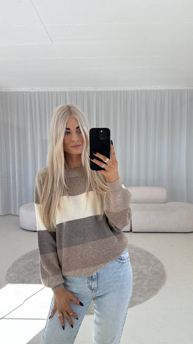 Pullover Stripes Beige