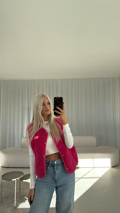 Teddy Weste Pink Lara