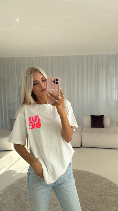 T-Shirt Amour Weiß