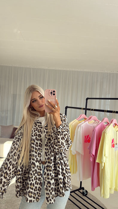 Musselinbluse Leo Dunkel