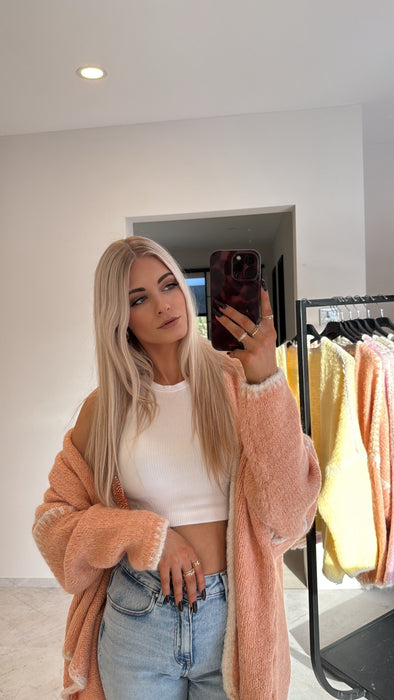 Cardigan Amelia Peach