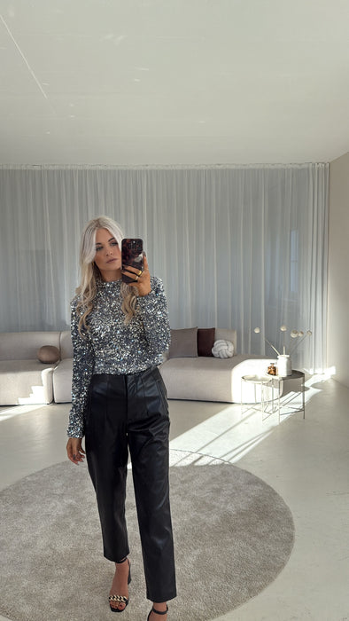 Longsleve Glitzer Grey