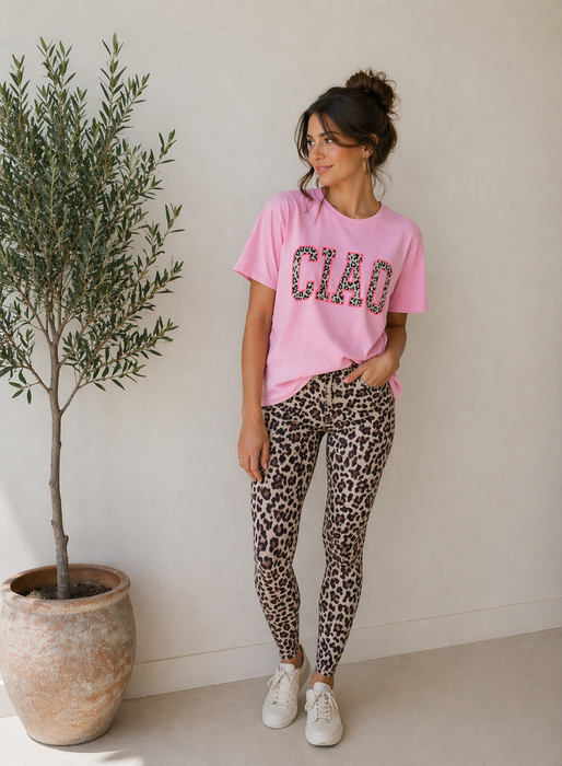 T-Shirt Ciao Rosa - Ohne Rückgaberecht ✨