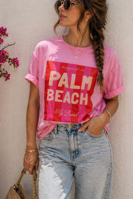 T-Shirt Palm Beach Rosé