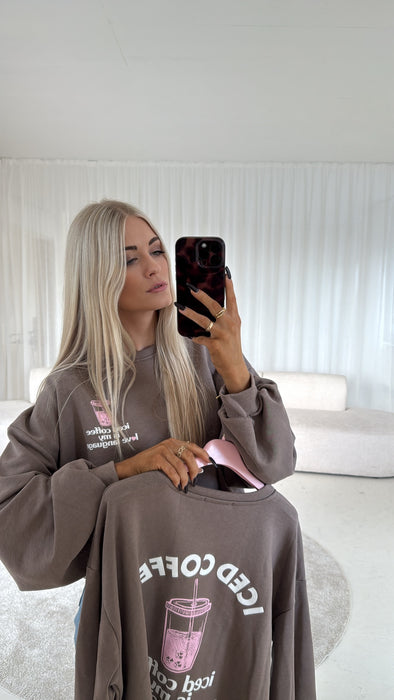 Sweater Ice Coffee Braun
