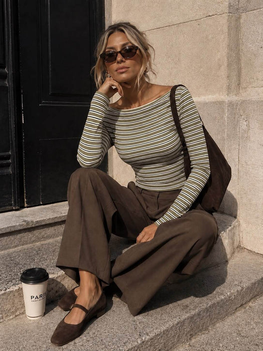 Longsleve Basic Khaki
