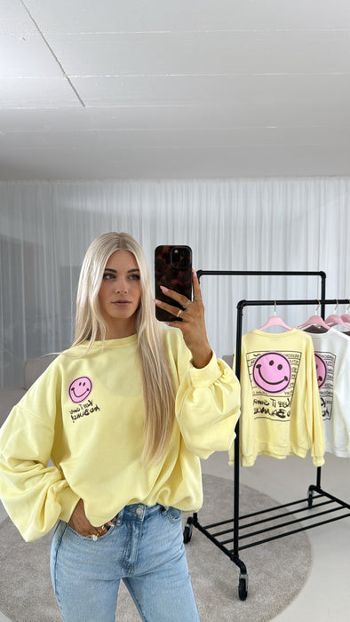 Sweater Smily Gelb