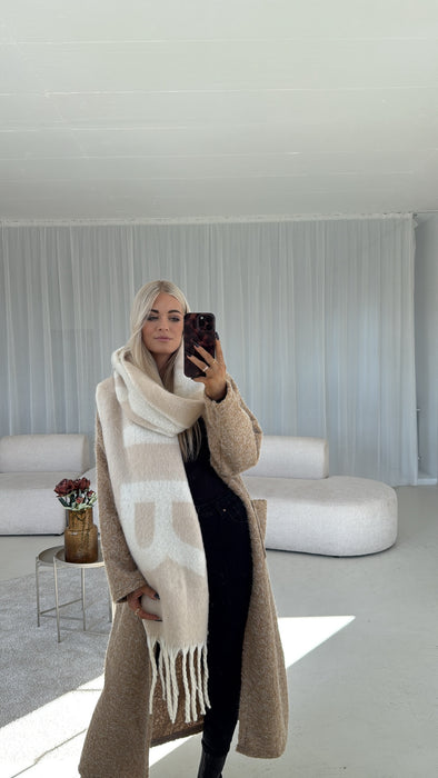 Schal Amour Beige