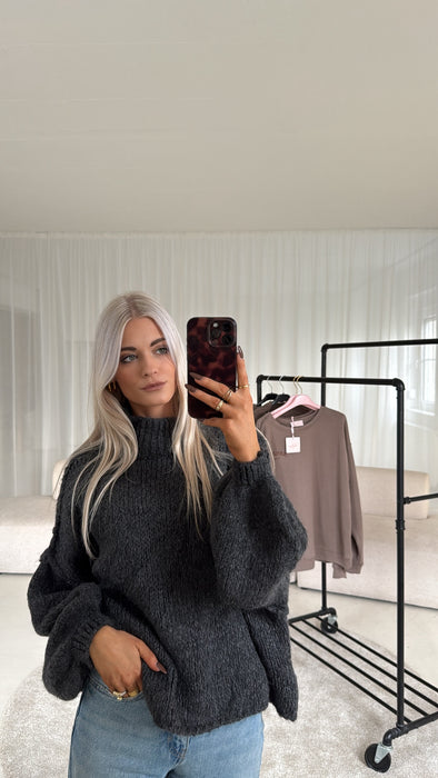 Cozy Pullover Lisa Dark-Grey