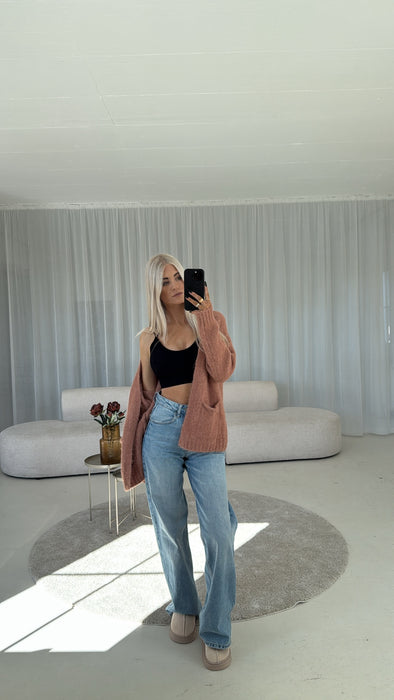 Cardigan Rostbraun