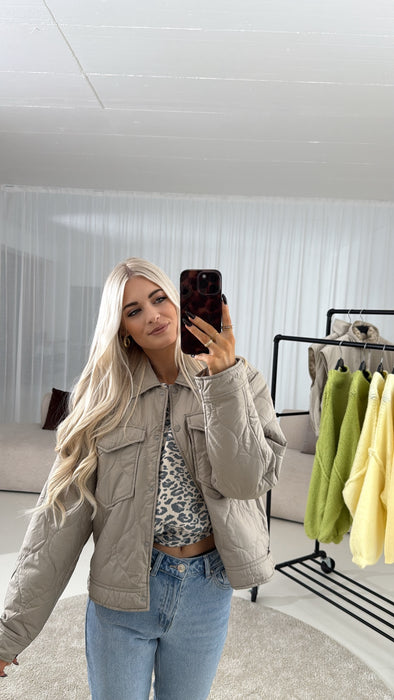 Steppjacke Khaki