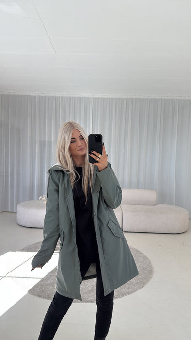 Regenjacke Khaki