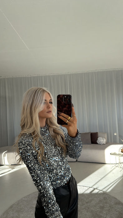 Longsleve Glitzer Grey