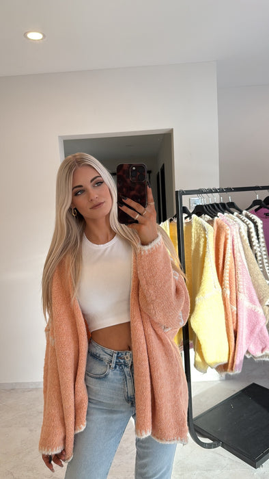 Cardigan Amelia Peach