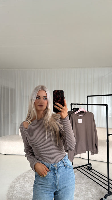 Oberteil Cut Out Nude