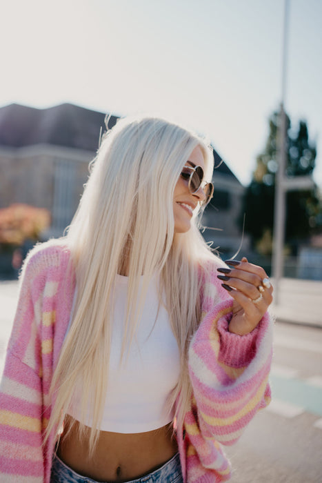 Cardigan Elly Pink