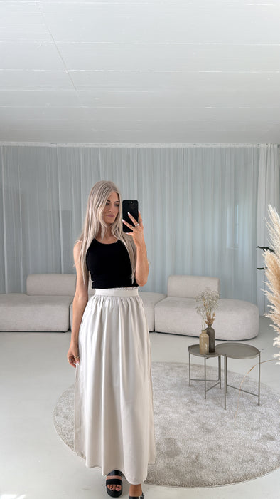 Rock Beige mit Gummibund