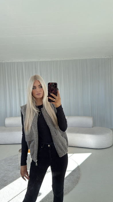 Weste Leika Taupe