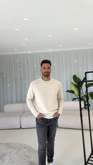 Weicher Pullover Beige