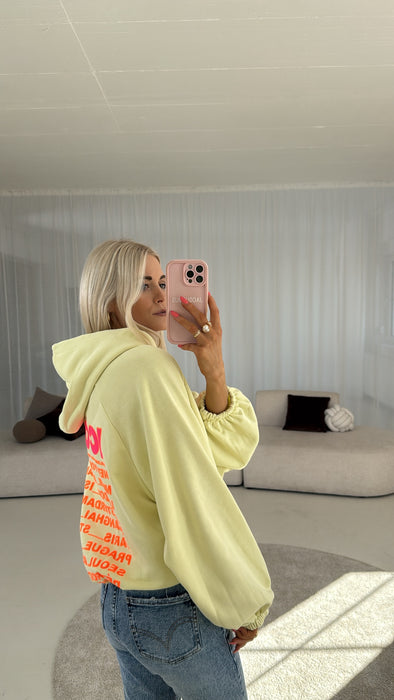 Hoodie Iconic Gelb