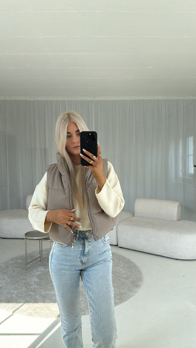 Weste Taupe