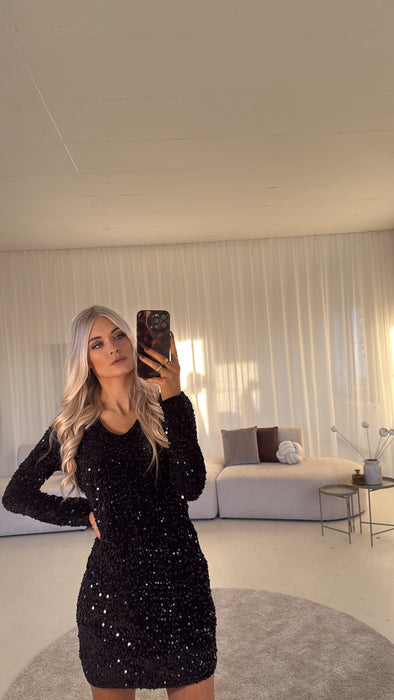 Dress Black Glitzer Kleid ✨