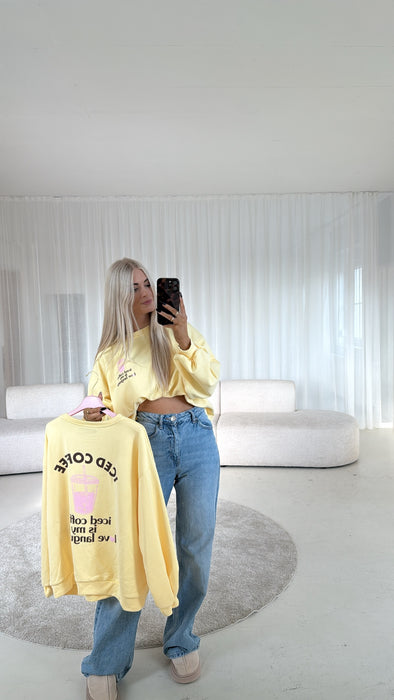 Sweater Ice Coffee Gelb