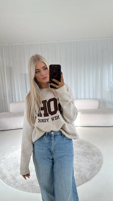 Pullover Soho Beige/Braun