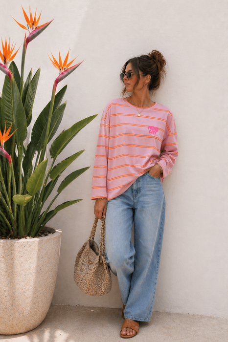 Sweater Paris City Rosé/Orange