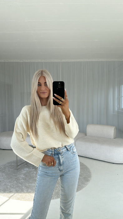 Strickpullover Creme